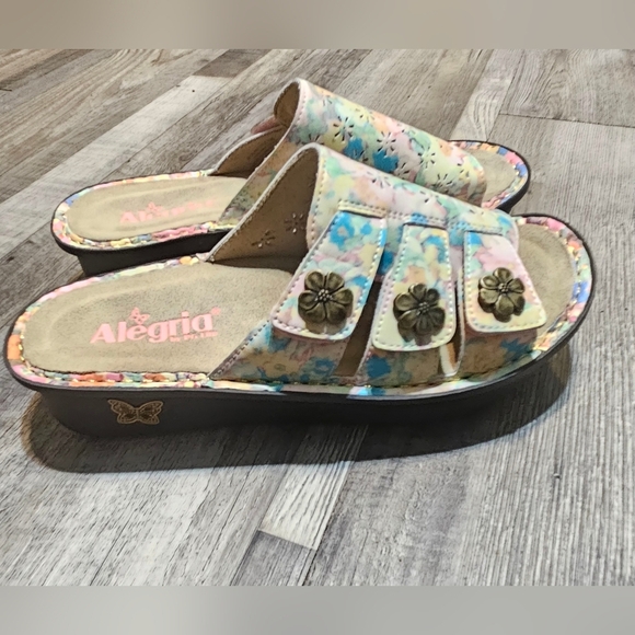 💜Alegria By PG Lite Leather Sandals Earth Goddess Multicolor Zize 38🩷 - Picture 6 of 14